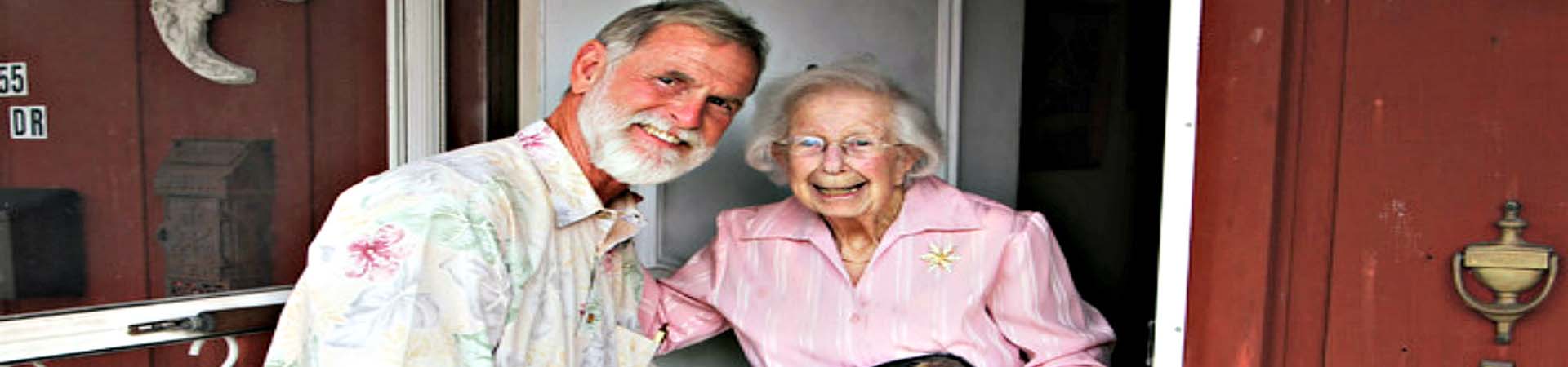 Seniors enjoying lunch at a Young at Heart center